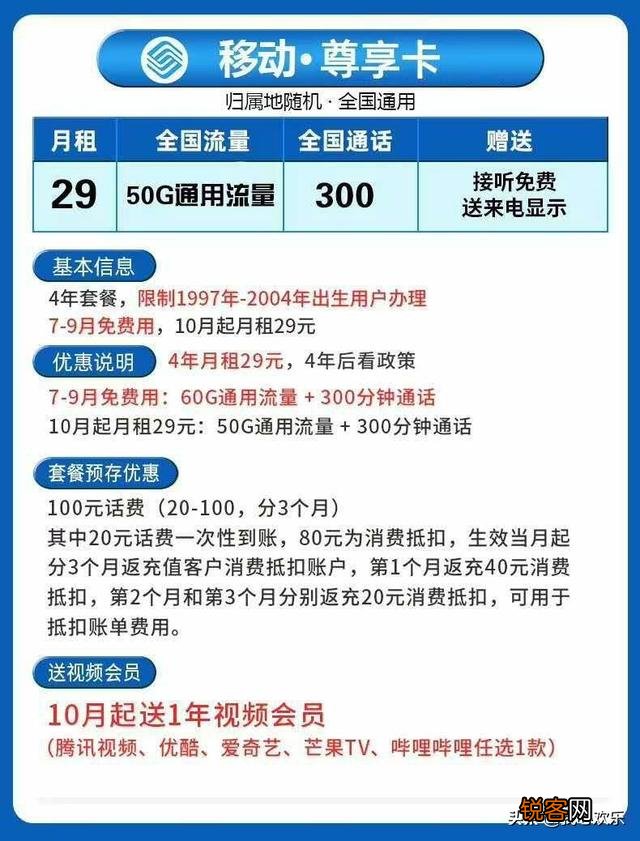 中国移动有什么便宜的套餐？