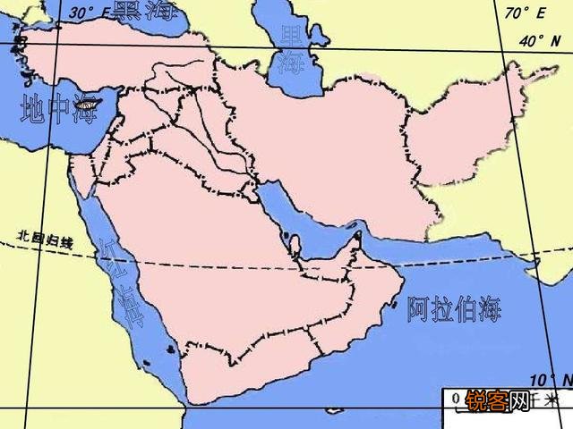 西亚包括哪些国家,中东又是哪些国家？