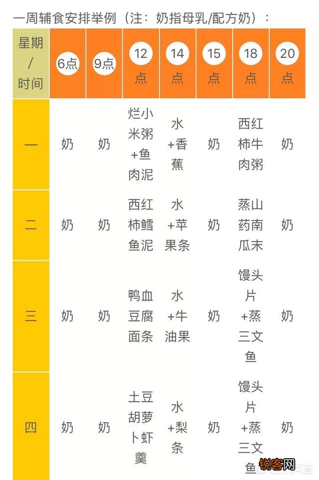 新生儿6个月后可以用哪些食物作为辅食,来确保足够的营养？