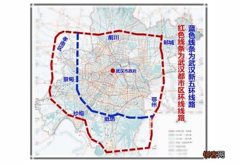 武汉六环经过哪些地方