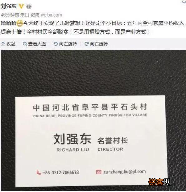 大家如何看待刘强东这名义村长职务？