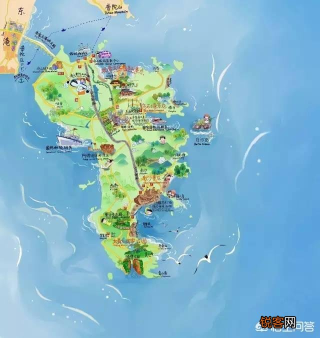 朱家尖哪里可以直接开车到沙滩看海？