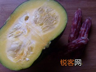 香肠南瓜饭的做法