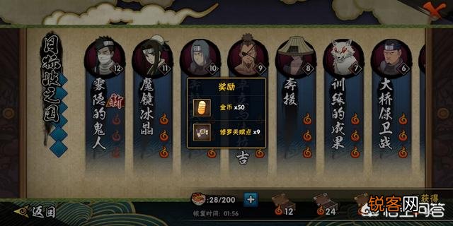 火影手游里的修罗等级是什么意思?