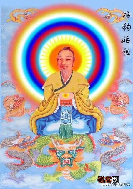 女娲想杀纣王被金光所阻,金光是何人发出？守卫纣王门口的神是谁？