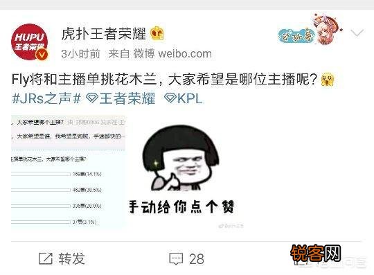 王者荣耀为宣传花木兰新皮肤让Fly和主播单挑木兰,网友喊话骚白,你希望是哪位主播？