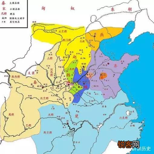 春秋战国时期长江流域的楚,吴,越有多大？