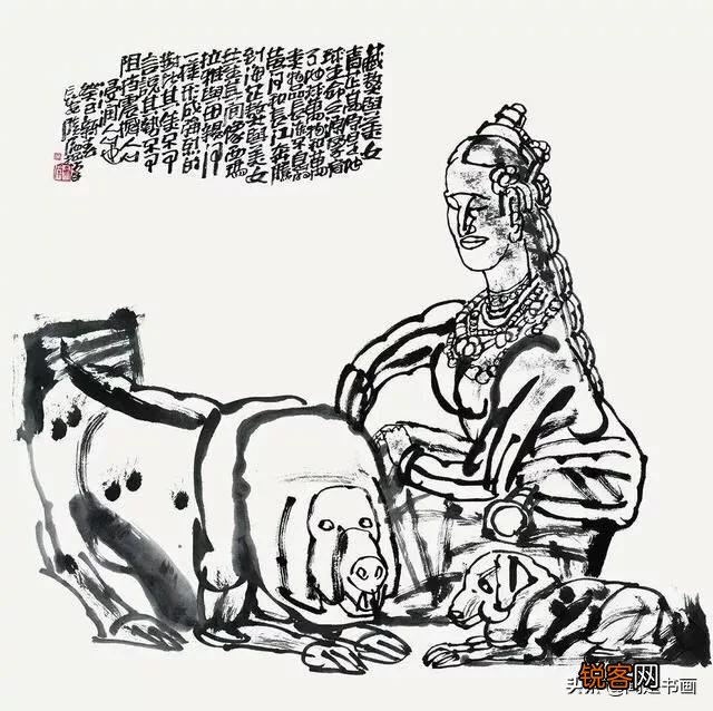 杨晓阳水墨人物画,您觉得怎样？