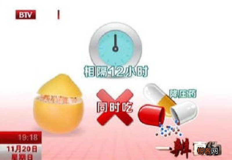 柚子和降压药会起反应吗