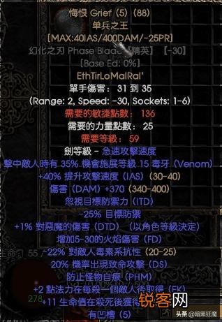 《暗黑2》中有哪些很牛的符文装备？