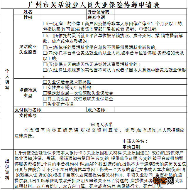 @广州灵活就业人员，失业后可享受失业保险待遇！