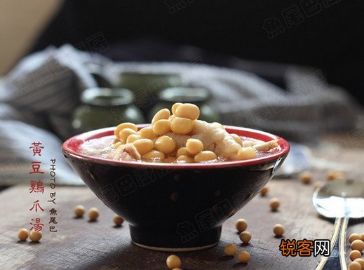 黄豆鸡爪汤