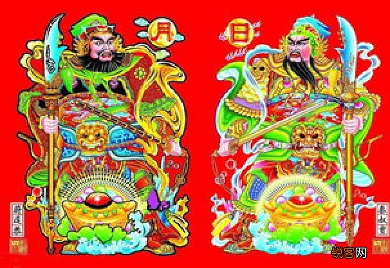 门神的位置又由哪两个取代