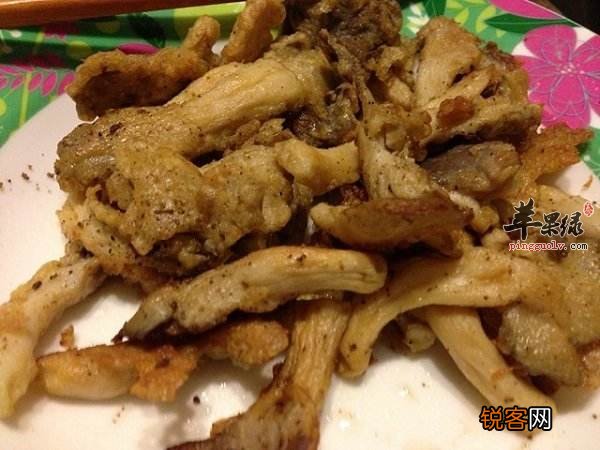 椒盐蘑菇——通便排毒降低胆固醇