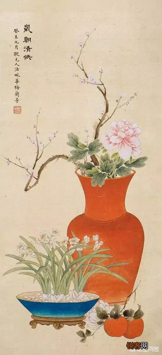 古代文人过年画《岁朝清供图》,有什么含义？