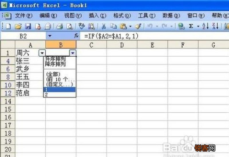 EXCEL表格中怎么去除重复的项