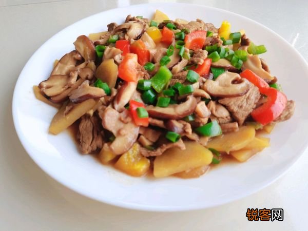 香菇土豆片的做法 食材简单操作简单，一看便会