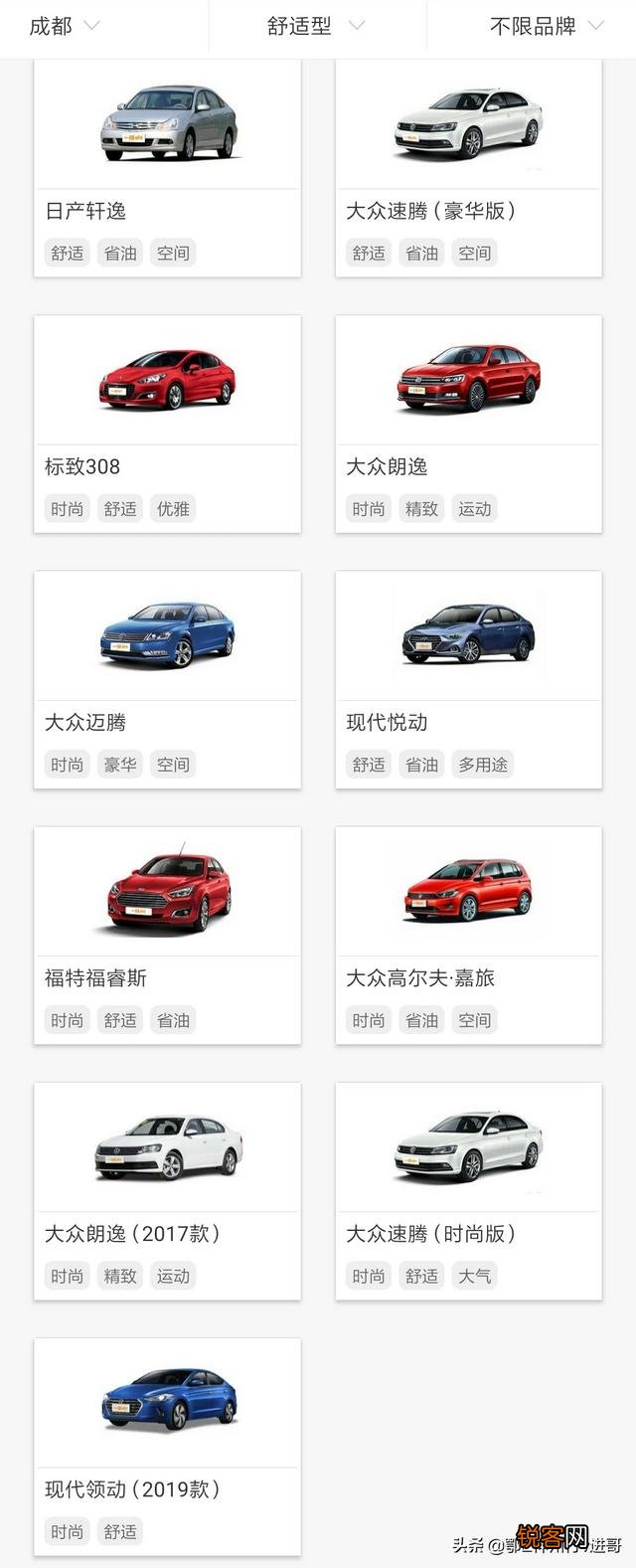 自驾游租车哪个平台划算？