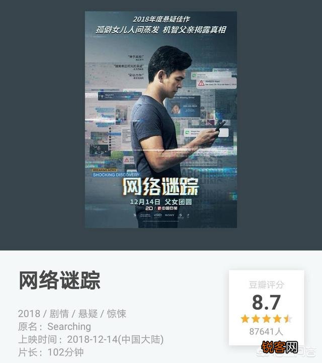 如何评价今年黑马悬疑片《网络谜踪》？
