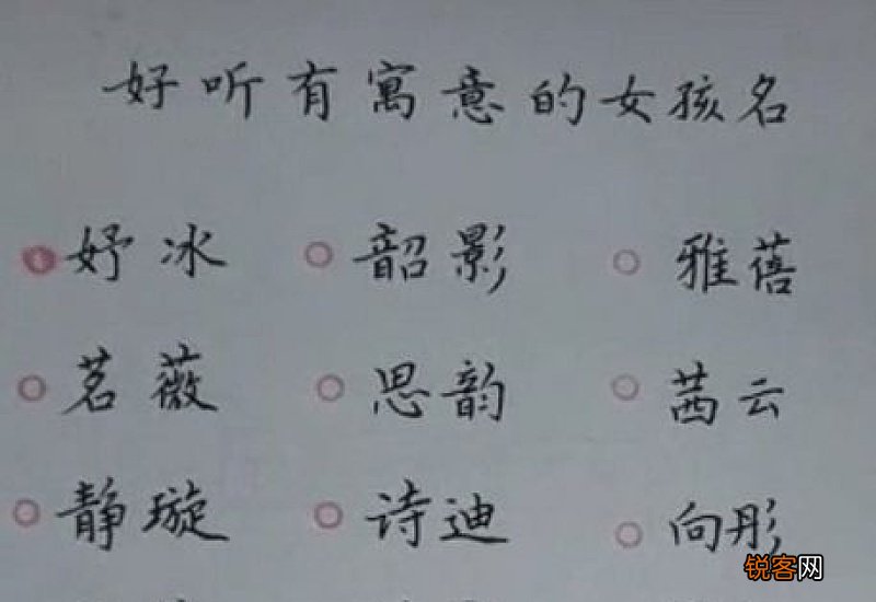 语在女孩名字里的寓意