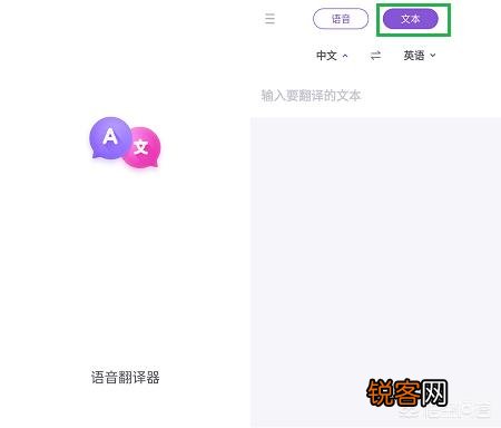语音翻译器怎么进行文字翻译英文？