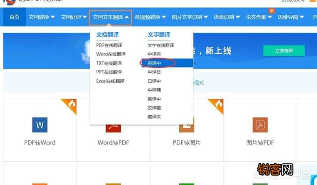 英文翻译器怎样在线操作英文翻译中文？