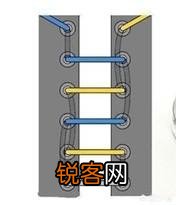 大码的匡威高帮帆布鞋怎么系鞋带好看？