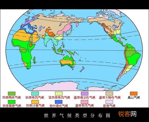 亚热带季风气候特点 十二气候类型及植被特征
