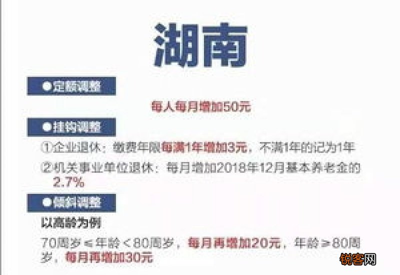 湖南省退休人员养老金调整方案2022年细则 湖南养老金能涨多少？