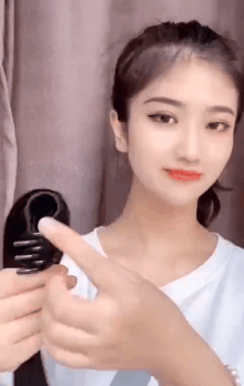 明星同款编发发型图片 赵露思同款