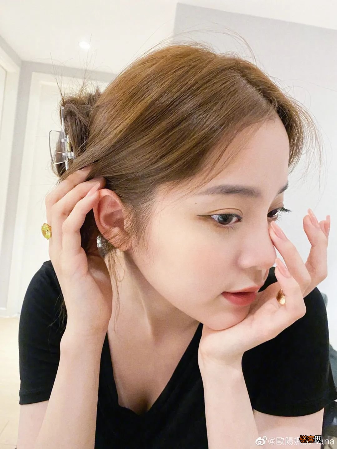 明星同款编发发型图片 赵露思同款
