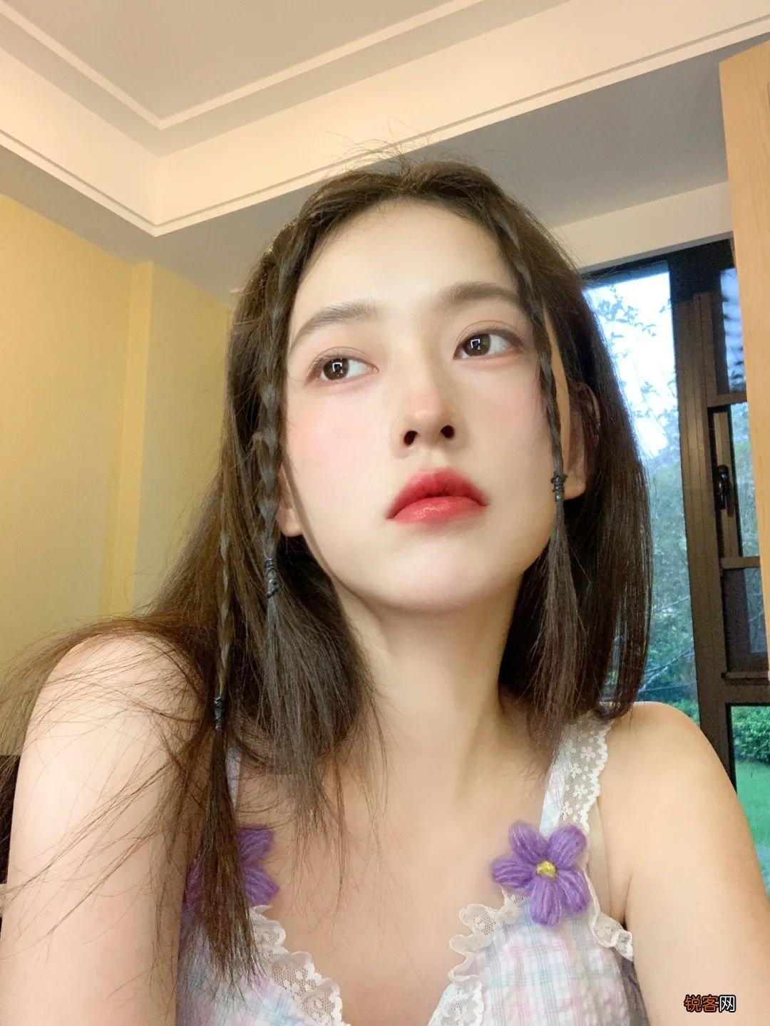 明星同款编发发型图片 赵露思同款
