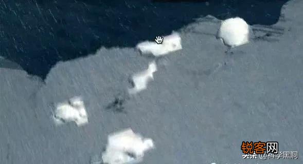 谷歌地图上隐藏在海底外星基地曝光,北极外星人基地是真的吗？