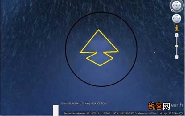 谷歌地图上隐藏在海底外星基地曝光,北极外星人基地是真的吗？
