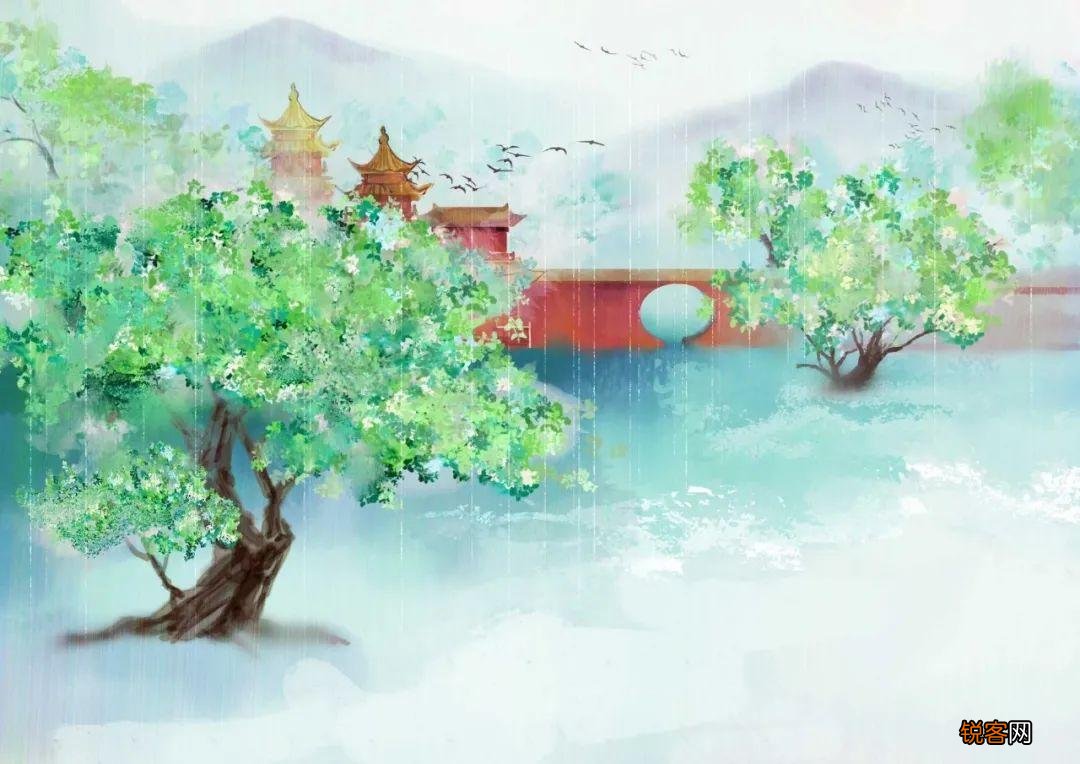 10首最美春雨诗词 雨中春树，溪边柳绿，惊艳了整个春天