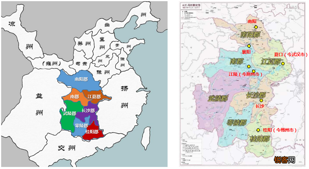 三国里的“荆州”是指今天的哪里 为什么会成为三国争夺的焦点