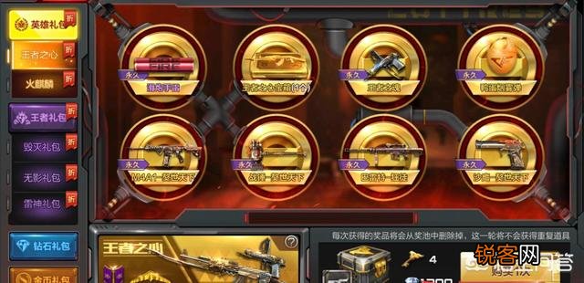 手游穿越火线这个英雄礼包下架以后。下一个王者礼包出？