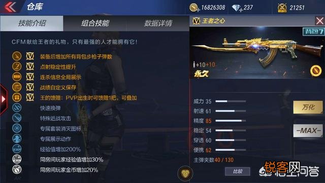 cf手游王者之心和火麒麟,哪个好？