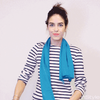 冬季围巾系法 明星博主都爱不释手