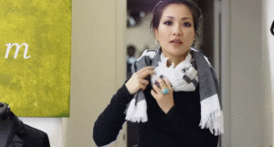 冬季围巾系法 明星博主都爱不释手