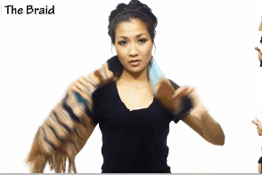 冬季围巾系法 明星博主都爱不释手