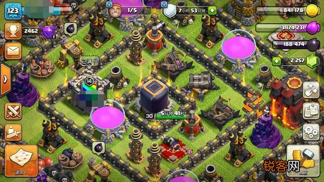 部落冲突打资源配兵方案？