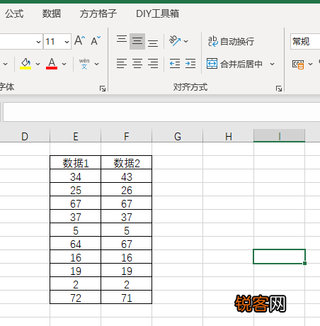 excel两列数据对比找相同项 excel如何比对两列数据是否相同