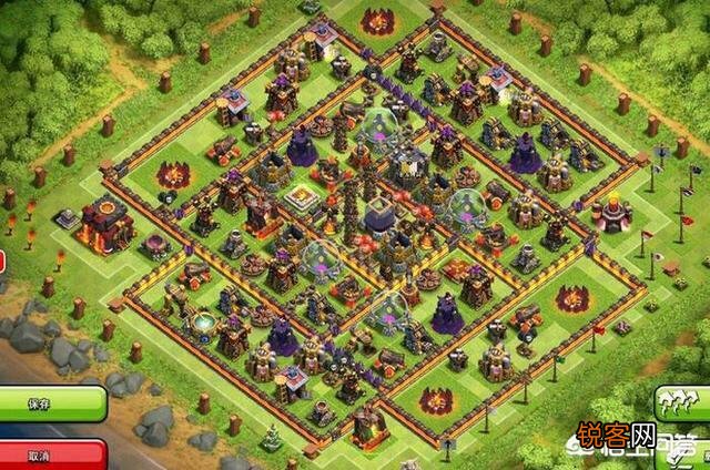 部落冲突里面什么样子的阵型最好？