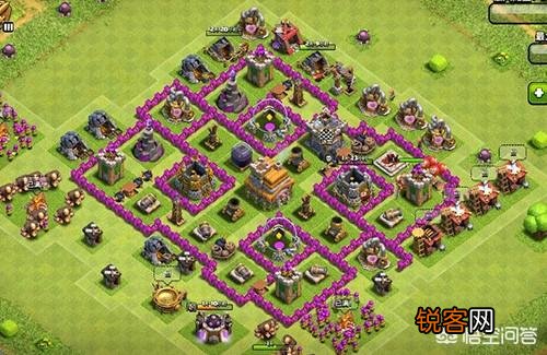 部落冲突里面什么样子的阵型最好？