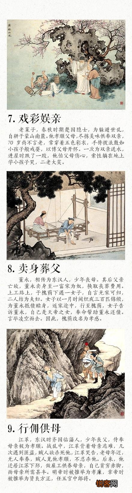 体现孝道的典故 21个孝顺典故