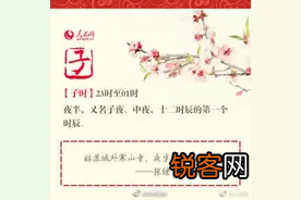 12时辰对照时间 古今时辰对照表