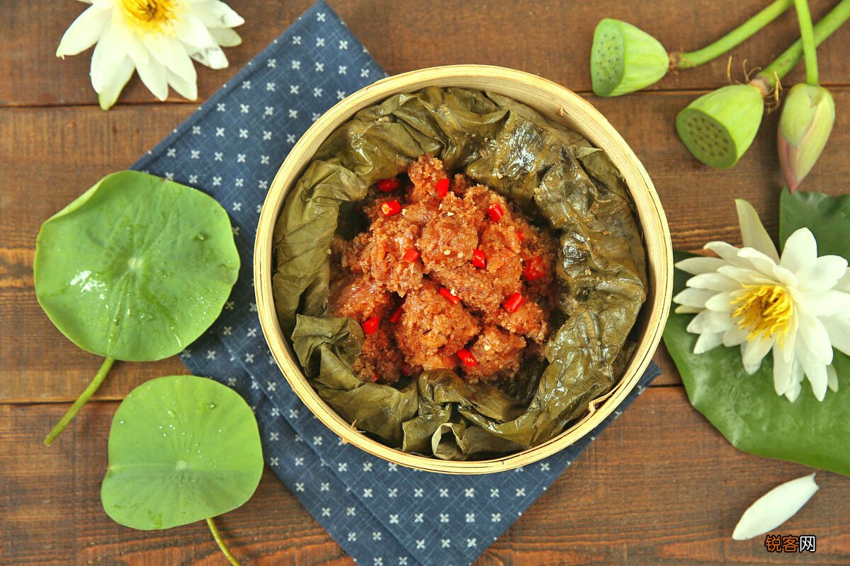 荷叶粉蒸鸭的做法 这样做最好吃