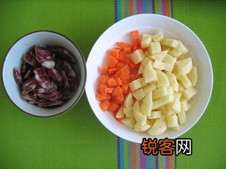 香肠焖饭