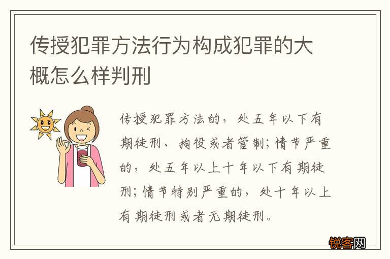 传授犯罪方法行为构成犯罪的大概怎么样判刑